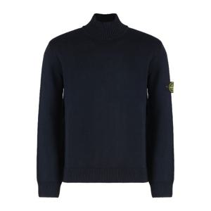 스톤아일랜드 코튼 엘라스테인 터틀넥 풀오버 스웨터 S15510004