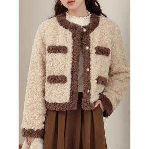 [예쎄](예쎄) 양털 배색 부클 자켓(S5WJK022A)