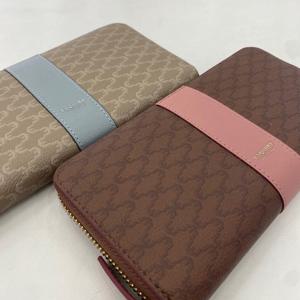 [에스콰이아]여성 체크 패턴 장지갑 ECEFRP883884BLPI HSDT2A GN