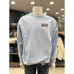 리바이스 공용 그래픽로고 기모맨투맨 A5027-02