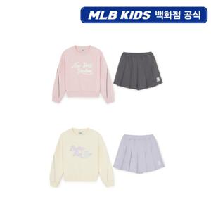 [MLB키즈PG] 스포티브 애슬레저 여아 카라 맨투맨세트 2종 택1 (7FS2A0361)