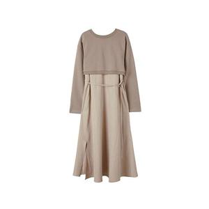 [랩]MARIO크롭맨투맨 플레어원피스 SET AQ4EXA60