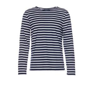 세인트제임스 긴팔 티셔츠 122851 MARINE ECRU DOM