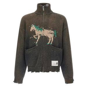 메종 미하라 야스히로 가디건 A15CD511BLACK DOM