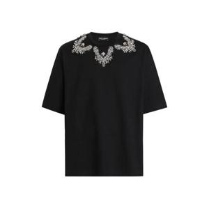 돌체앤가바나 장식 크루 넥 티셔츠 G8PB8ZHU7SD