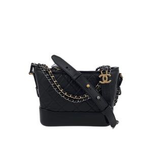 [엘러브] 샤넬 가브리엘 호보백 스몰 블랙 빈티지금장 6ET0139