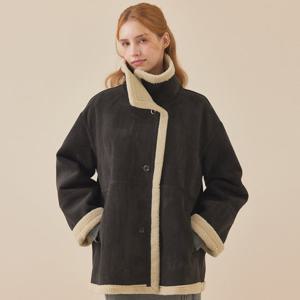 [매긴]폴디드넥 인조 무스탕 코트_PBMF5W1CT1581