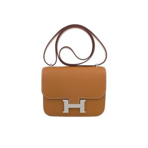 [엘러브] 새상품 에르메스 콘스탄스TPM 카멜골드 은장 K각인 6HB0008