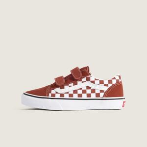 [반스]키즈 올드스쿨 벨크로 컬러 띠어리 체커보드 VN000CYDRUS1