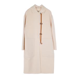 [엘러브] 에르메스 캐시미어 롱코트 36 블랑포로스 6HA0003