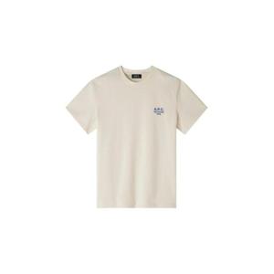 APC아페쎄 레이몬드 티셔츠 오프 화이트 블루 COEZC-H26840-TAJ