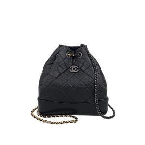 [엘러브] 샤넬 가브리엘 백팩 스몰 블랙 빈티지은장 6ET0138