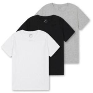 [폴햄키즈]면100 코튼 기본 3팩 반팔티 pkg5tr3810 DG