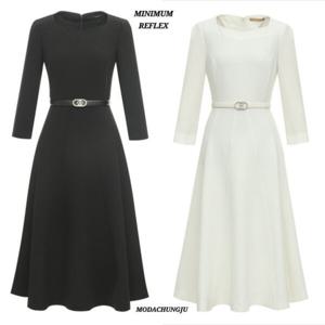 [미니멈]MD 스퀘어넥 플레어 원피스 MD MYAAWO2400 M_CJ