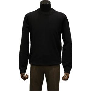 [본(정장)]본BON F/W 캐주얼 라운드 긴팔  기본 블랙 니트  BN3FSW812