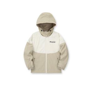 디스커버리키즈후드집업 TQT DKTR11044-BGL 키즈 우븐 배색 트레이닝 후드 자켓