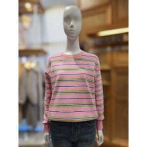 [플라스틱아일랜드]MARIO플라스틱아일랜드 스트라이프라운드니트 PR1KL133