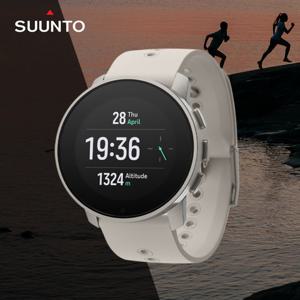 순토9 피크 프로 티타늄 샌드 슬림핏 경량 GPS 스마트 스포츠 시계 SS050808000