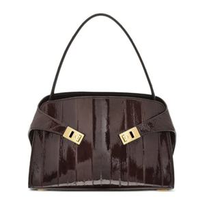 페라가모 허그 글로시 가죽 토트백 219816788631 BROWN BROWN