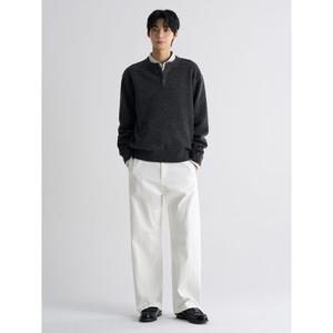 (456151SS14) [에잇세컨즈] 울블렌드 헨리넥 니트 풀오버  애쉬