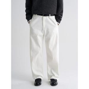 (456121SS21) [에잇세컨즈] 커브드 코튼 팬츠  화이트