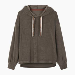 [베네통] 테리 스트랩 후드 티셔츠 BATS93611