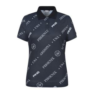 [핑]여성 아리조나 카라 반팔 티셔츠 121E2TO354_NA_IC