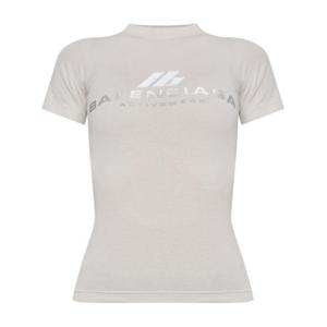 발렌시아가 탑 768075 TQVU1 9016 OFF WHITE