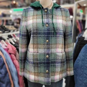 크로커다일레이디 DP01 탈부착니트후드코트 CLEWCT107