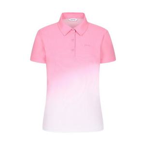 [핑]여성 그라데이션 카라 반팔 티셔츠 121E2TO552_PK_IC