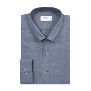 [레노마(셔츠)][레노마셔츠]구김이 적은 카치온솔리드 슬림핏 긴소매셔츠RNFSL0104BU