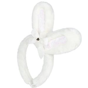 [프랜치켓] 여아겨울퍼머리띠 아이보리 토끼 헤어밴드 Q55DG5021W2