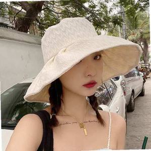 여성 시원한 와이드챙 러블리 비치모자 사파리햇