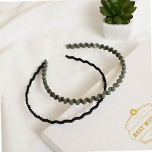 (엔젤슈슈) 무광 웨이브 헤어밴드 2p 안아픈 머리띠