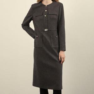 올리비아로렌 HC14 페미닌한 체크 원피스 VOPOA4W9241