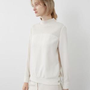 올리비아로렌 HC14 반넥 블라우스형 티셔츠 VOCAL3W9131