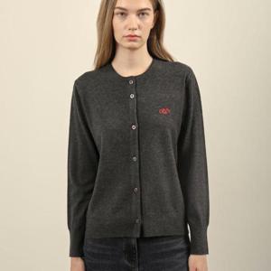 올리비아로렌 HC14 이중넥 배색 가디건 VOBBC4W9131