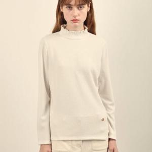 올리비아로렌 HC14 네크라인 스모킹 티셔츠 VOCAL4W9211