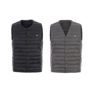 남성 스포츠 덕다운 투웨이 경량 패딩 베스트 DBC1814M
