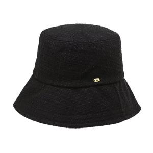 [헤지스]헤지스 블랙 단색 벙거지모자 HILG4F012BK