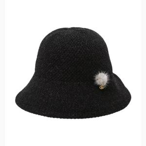 [헤지스]헤지스 그레이 짜임 울혼방 벙거지모자 HILG4F815G3