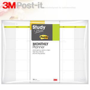 3M포스트잇 스터디메이트 먼슬리플래너 690STD 204x149mm 1패드20매/쓰리엠포스트잇/포스트잍
