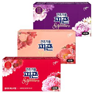 피죤 건조기용 시트 섬유유연제 40매 향선택