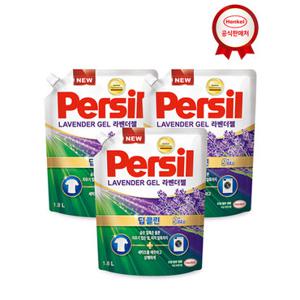 [헨켈][세제 300ml 증정] 퍼실 파워젤/라벤더 1.8L x 3개 (일반/