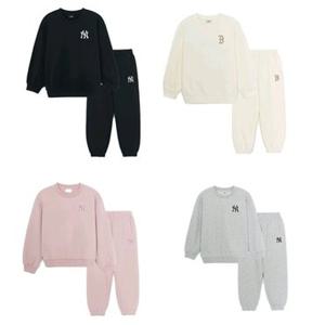 [백화점][MLB키즈]베이직 스몰로고 맨투맨SET (7AMTB1654SET)