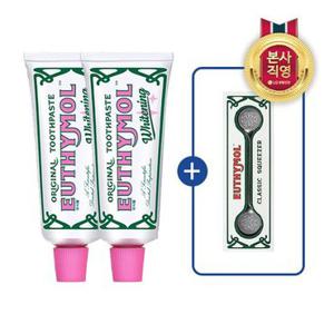 [영국명품치약] 유시몰 화이트닝 미백 치약 106g x 2개+스퀴저