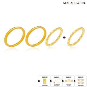 제메이스 순금 레이어드 3종 반지+이터니티 볼반지+순금 골드+14K금볼 목걸이+14K금볼 팔찌+테니스 팔찌+파베 반지 2종