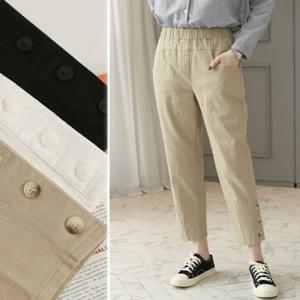 [웬디즈갤러리]쓰리버튼 배기팬츠 UPT004