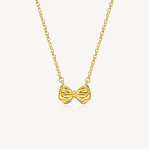 수앤진골드 메리즈 리본 목걸이 24K 순금 3.75g