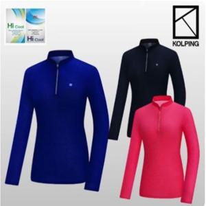 [콜핑]LD28 여성 하프집업 냉감 긴팔 티셔츠 KUT4221W